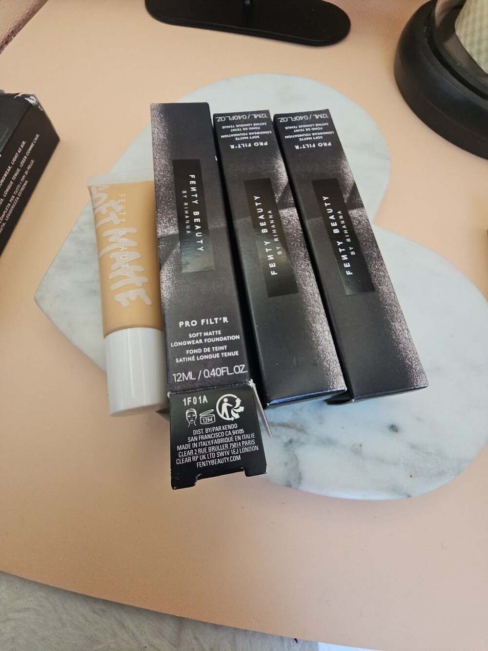 2x Fenty Beauty Pro Filt'r Soft Matte Foundation 225 12ml Lot of 2